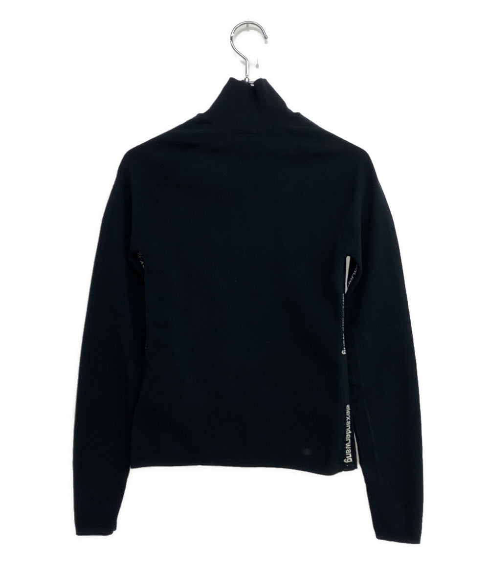 ALEXANDER WANG ハイネックカットソー ロゴ CA00985 レディース SIZE S アレキサンダーワン