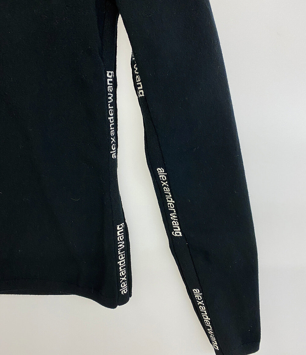 ALEXANDER WANG ハイネックカットソー ロゴ CA00985 レディース SIZE S アレキサンダーワン