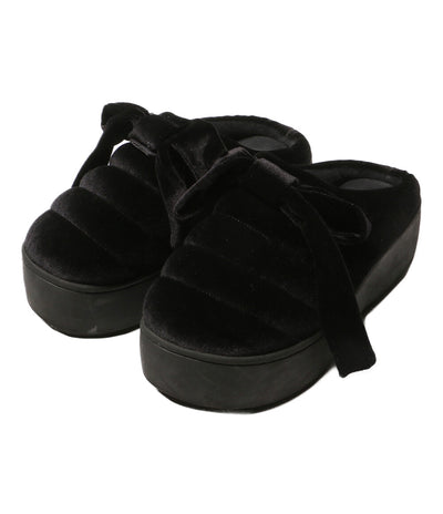 SUBU×Le CIEL BLEU×ANNA CHOI スブ×ルシェルブルー×アンナチョイ サンダル ブラック レディース