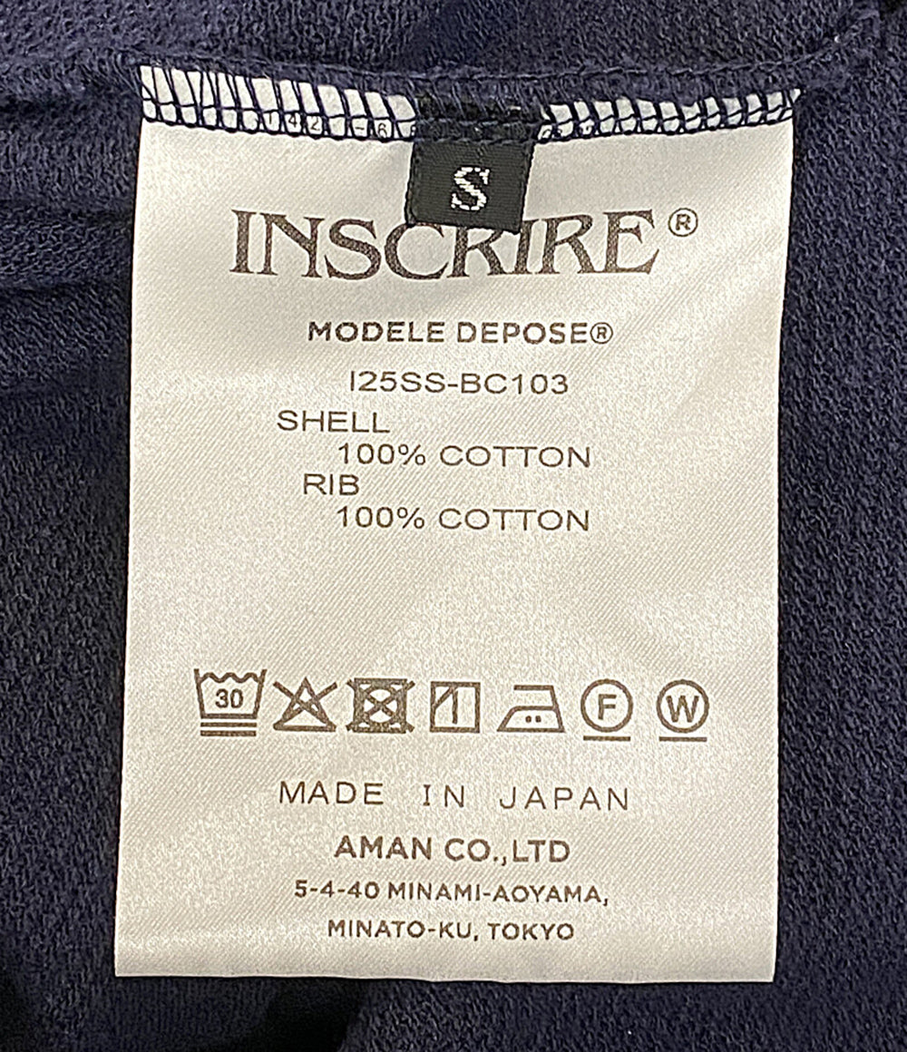 INSCRIRE 半袖ワンピース BIG POLO ONE PIECE I25SS-BC103 レディース SIZE S アンスクリア