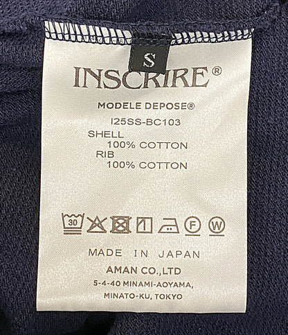 INSCRIRE 半袖ワンピース BIG POLO ONE PIECE I25SS-BC103 レディース SIZE S アンスクリア