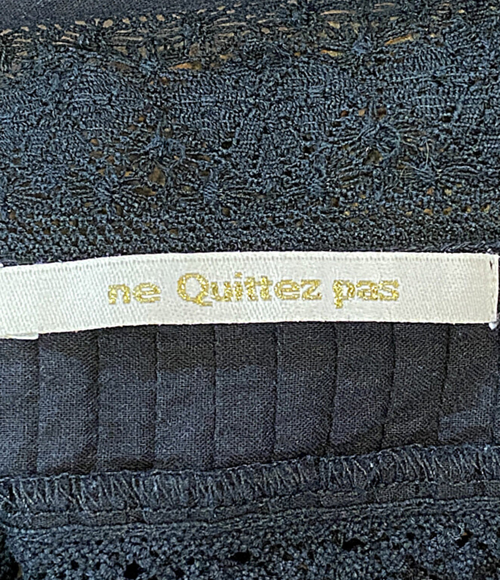 ne quittez pas 半袖ワンピース 010421GR3 レディース SIZE M ヌキテパ