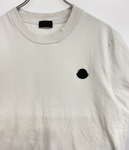 MONCLER 半袖Ｔシャツ I10918C00007 ラバーロゴ ホワイト メンズ SIZE M モンクレール