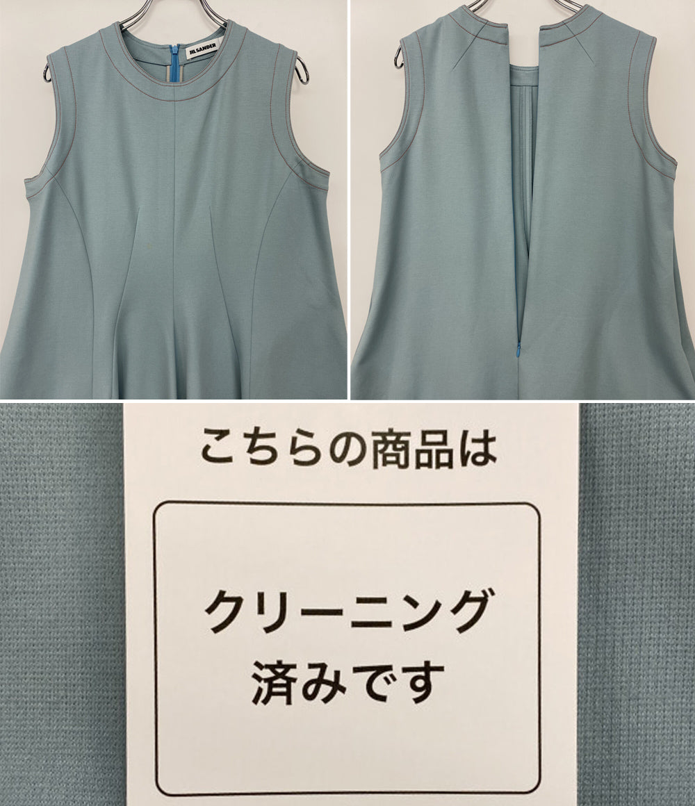 Jil sander ノースリーブワンピース JSPO717058 ライトブルー レディース SIZE 36 ジルサンダー