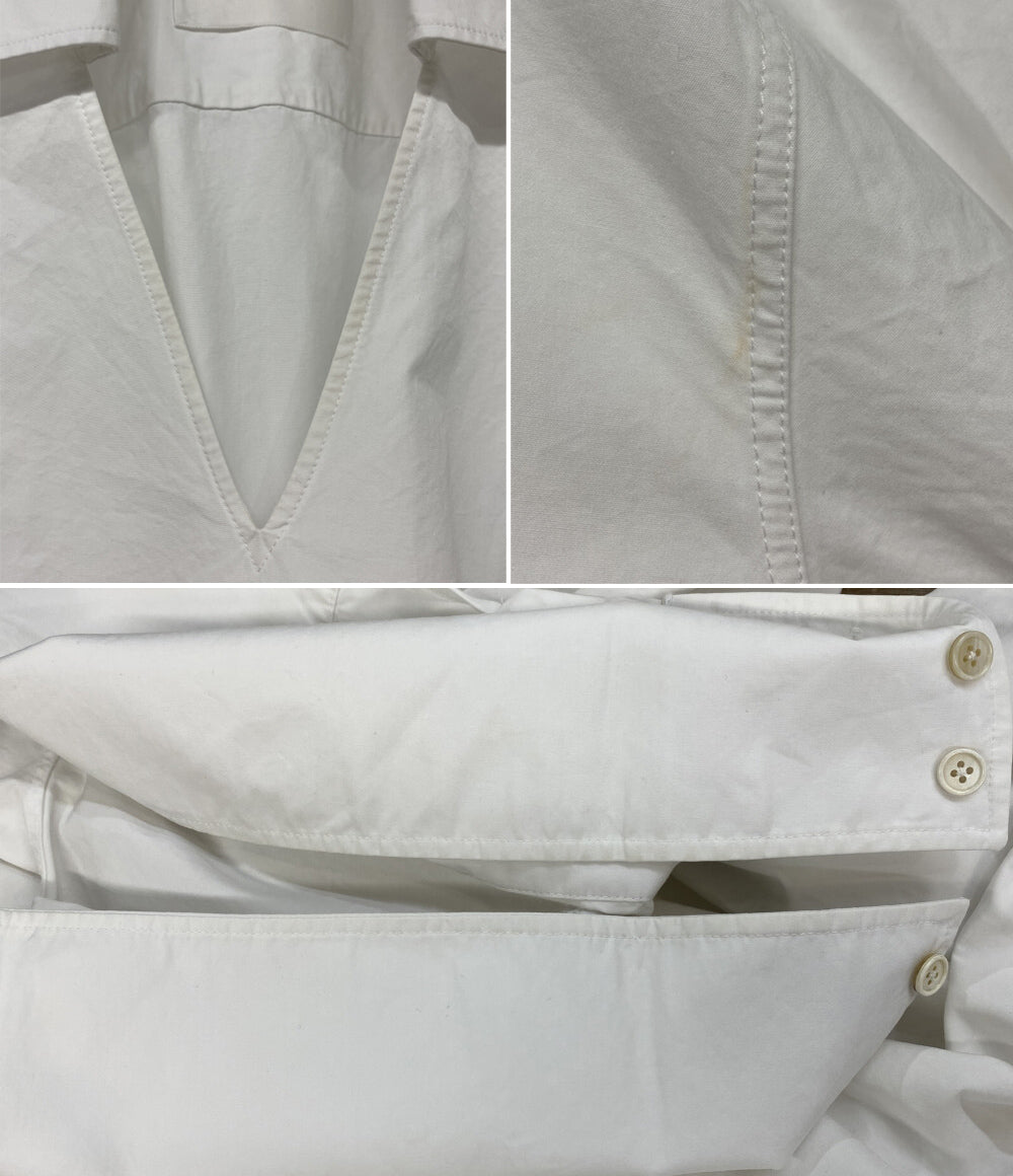 JIL SANDER 半袖シャツ アイボリー Jil sander 半袖シャツ JSWQ606105 レディース SIZE 40 ジルサンダー