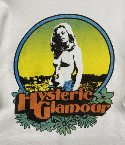 HYSTERIC 半袖Ｔシャツ Hystenic gramour ロゴ ホワイト メンズ SIZE L ヒステリック