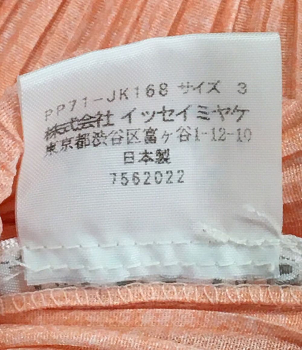 美品 PLEATS PLEASE 半袖カットソー ハイネック PP71-JK168 レディース