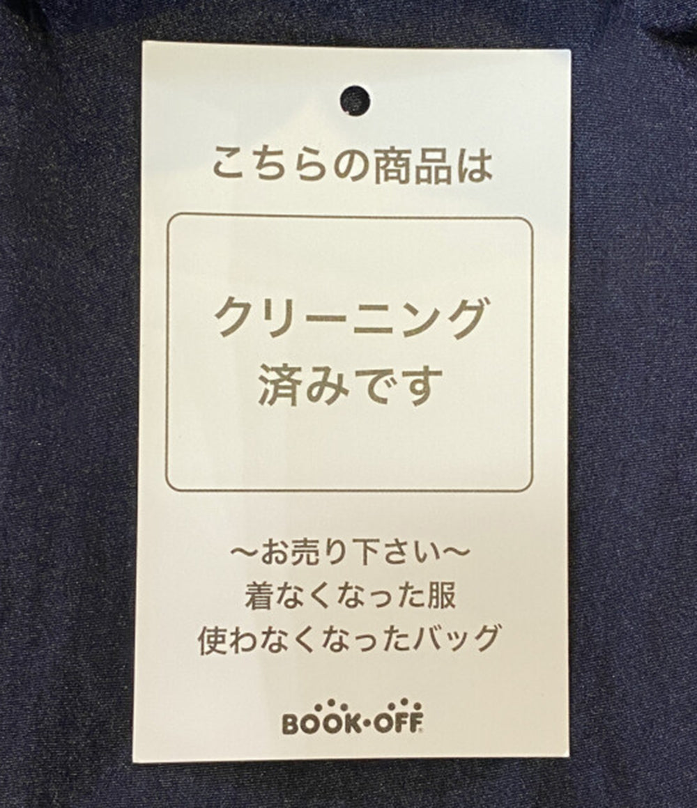 美品 DOUBLE STANDARD CLOTHING ボリュームスリーブコートシャツ ネイビー レディース SIZE 38 ダブルスタンダードクロージング