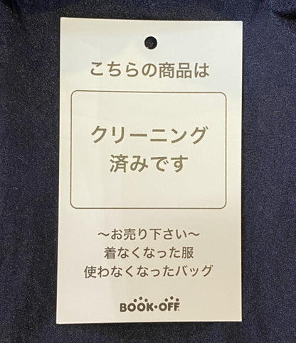 美品 DOUBLE STANDARD CLOTHING ボリュームスリーブコートシャツ ネイビー レディース SIZE 38 ダブルスタンダードクロージング