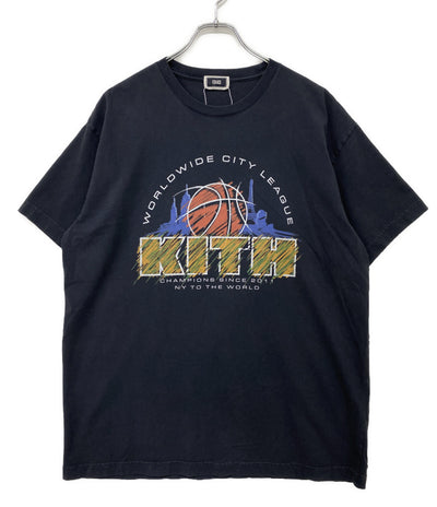 KITH 半袖Ｔシャツ ×WORLD WIDE CITY LEAGUE KHM033550 メンズ SIZE L キス