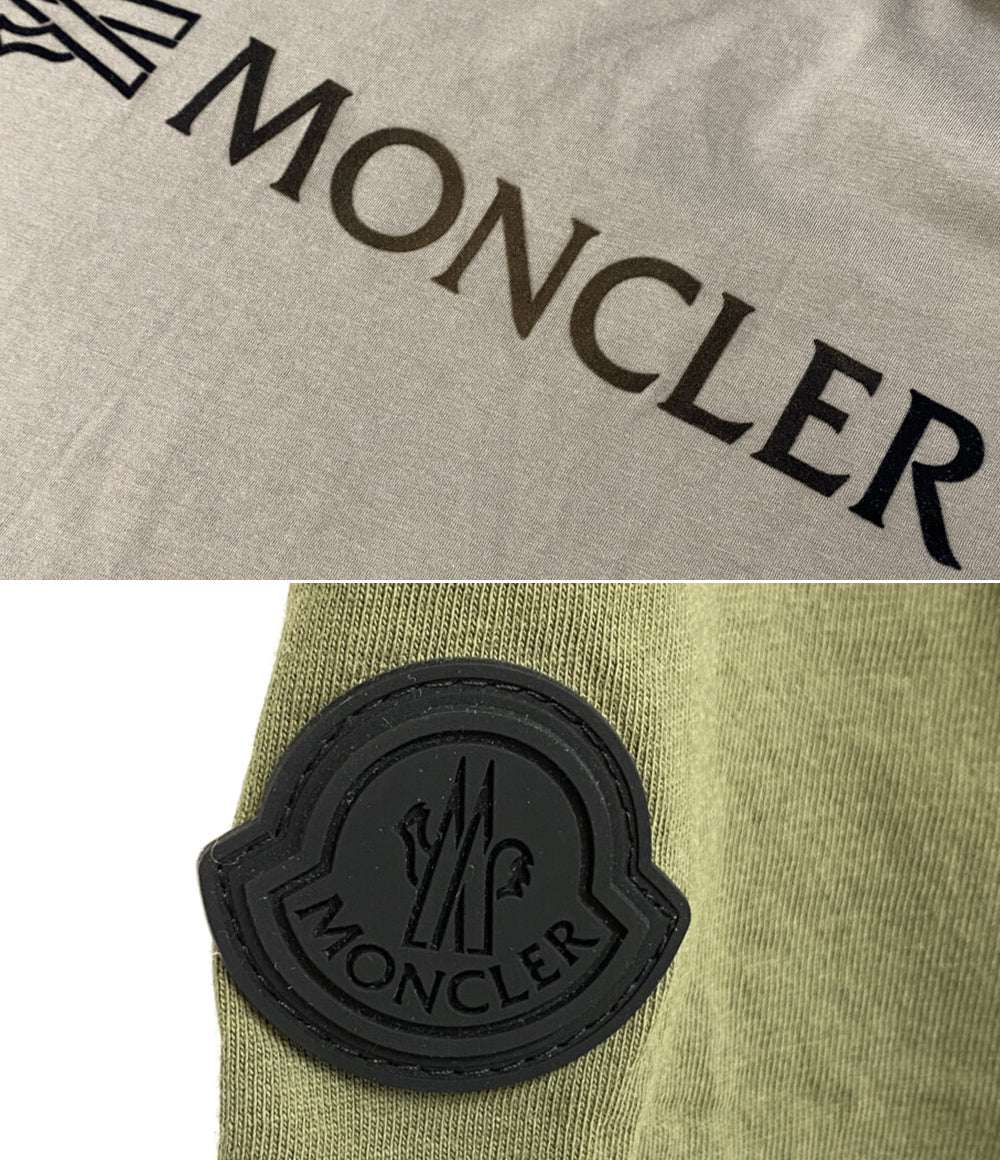 MONCLER 半袖Ｔシャツ I20918C00016 カーキ メンズ SIZE L モンクレール