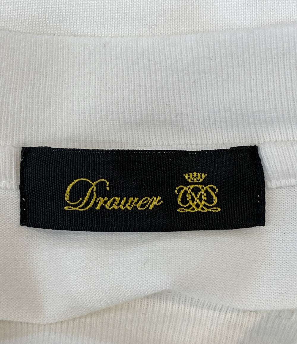 Drawer 半袖Ｔシャツ 6517-299-0741 フラワ-エンボス レディース SIZE - ドゥロワー