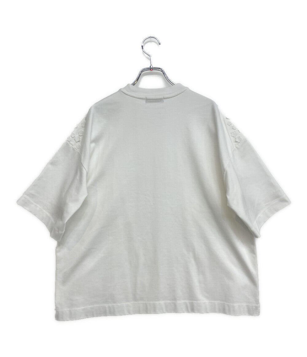 Drawer 半袖Ｔシャツ 6517-299-0741 フラワ-エンボス レディース SIZE - ドゥロワー