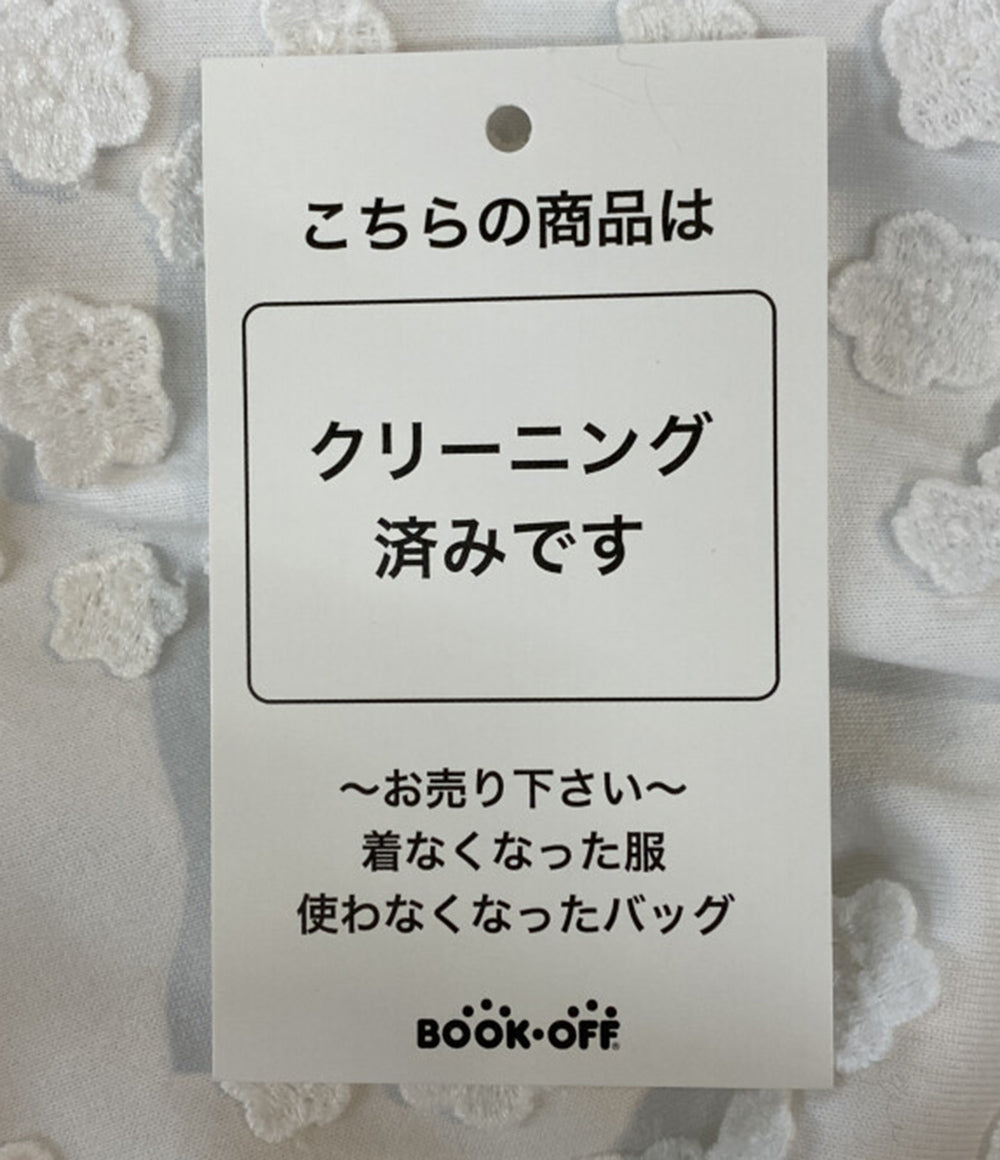 Drawer 半袖Ｔシャツ 6517-299-0741 フラワ-エンボス レディース SIZE - ドゥロワー