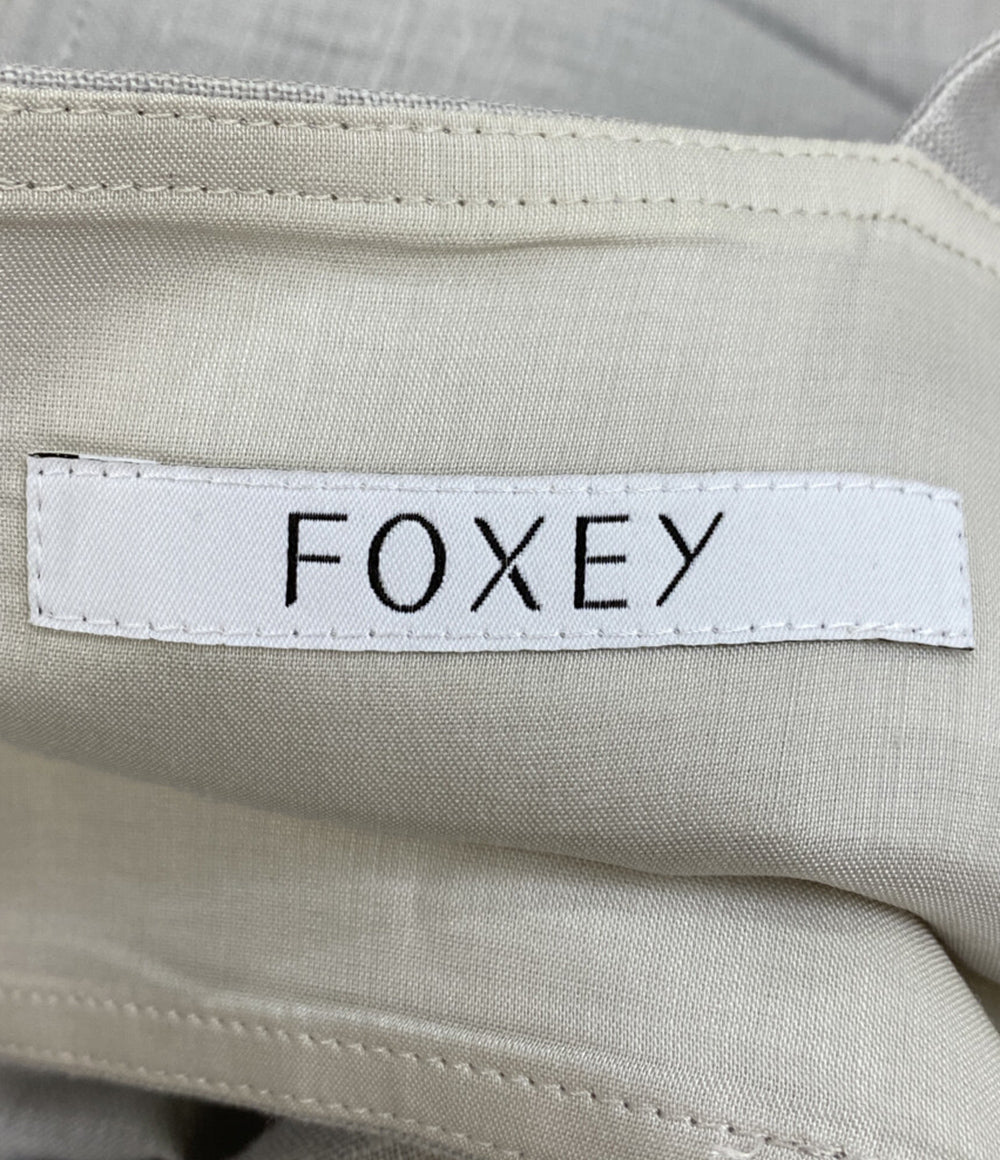 FOXEY キャミソールワンピース フラワーエンブロイダリー 38776-A0FN01K レディース SIZE 38 フォクシー