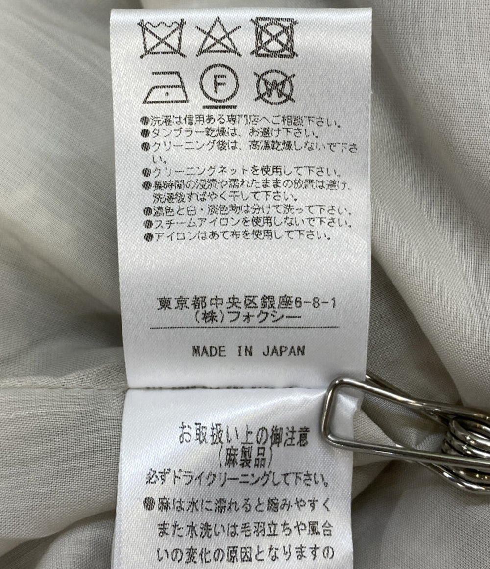 FOXEY キャミソールワンピース フラワーエンブロイダリー 38776-A0FN01K レディース SIZE 38 フォクシー