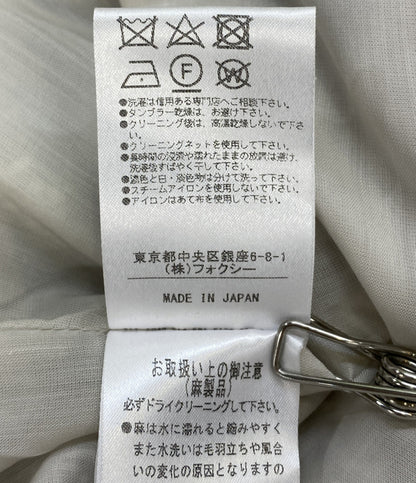 FOXEY キャミソールワンピース フラワーエンブロイダリー 38776-A0FN01K レディース SIZE 38 フォクシー