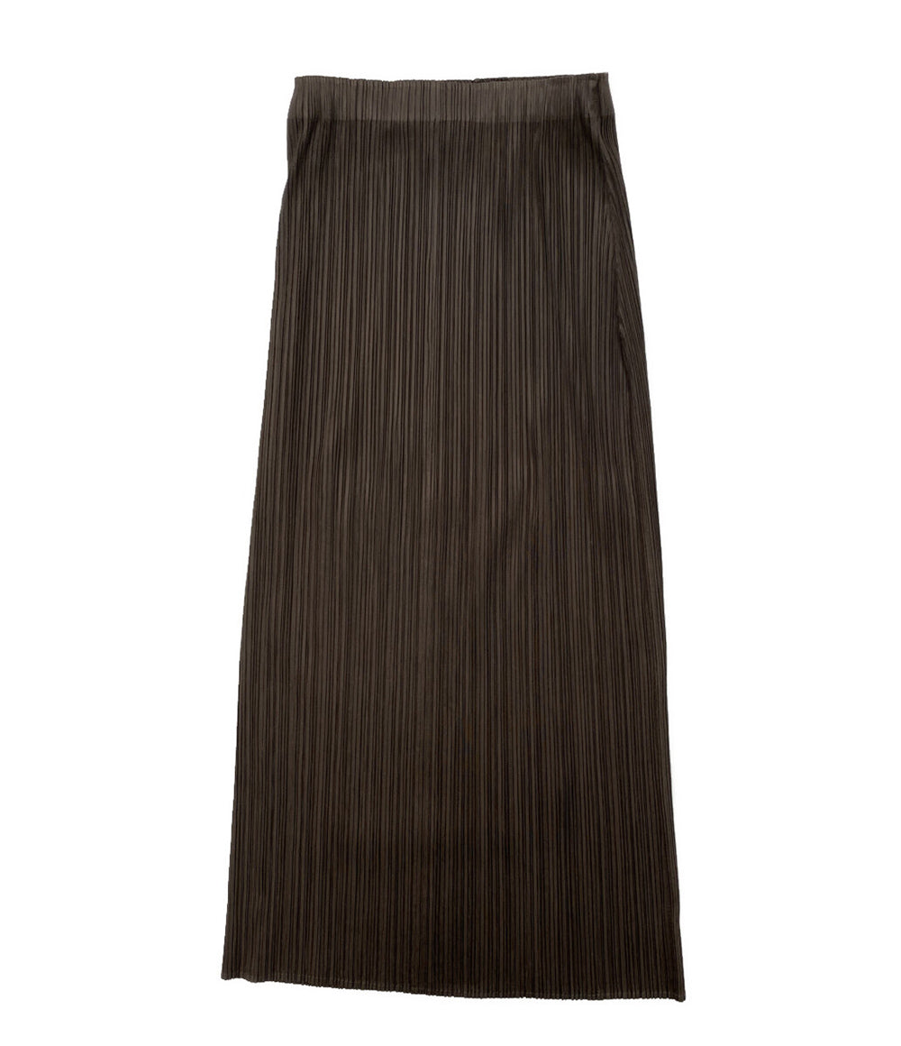 PLEATS PLEASE プリーツスカート ブラウン PP13-JG335 レディース SIZE