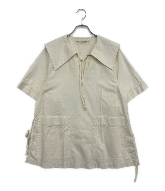 Shinzone シンゾーン 半袖シャツ シルク混セーラー 25SMSBL13 レディース SIZE FO