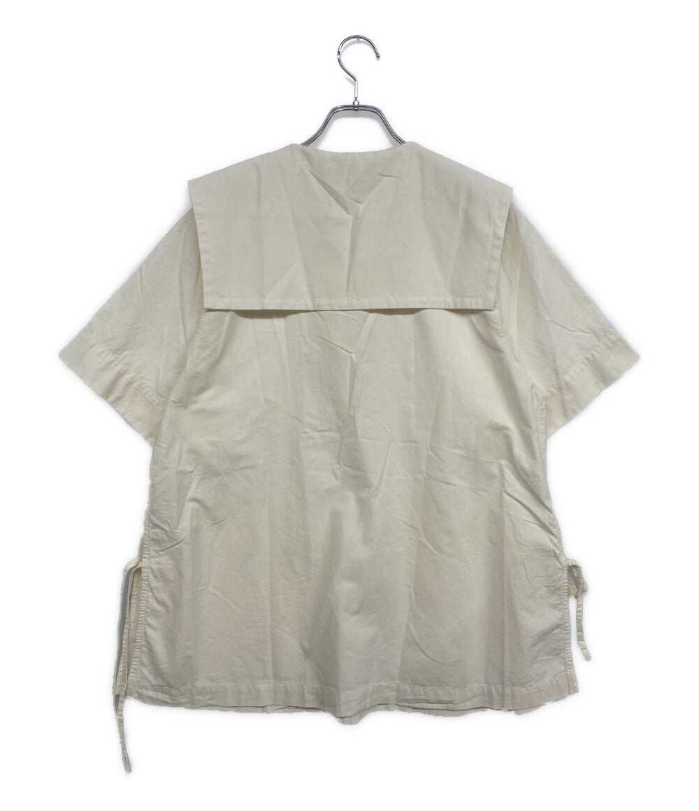 Shinzone シンゾーン 半袖シャツ シルク混セーラー 25SMSBL13 レディース SIZE FO