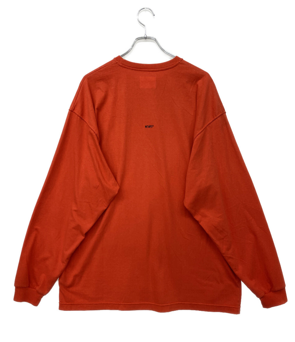WTAPS 長袖Ｔシャツ 23SS Clew Neck LS Tee オレンジ メンズ SIZE 04 ダブルタップス