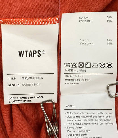 WTAPS 長袖Ｔシャツ 23SS Clew Neck LS Tee オレンジ メンズ SIZE 04 ダブルタップス
