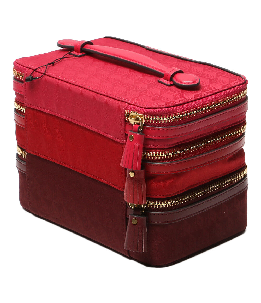 美品 ANYA HINDMARCH AH ロゴ バニティーキット ピンク 26年現行品 レディース アニヤ・ハインドマーチ