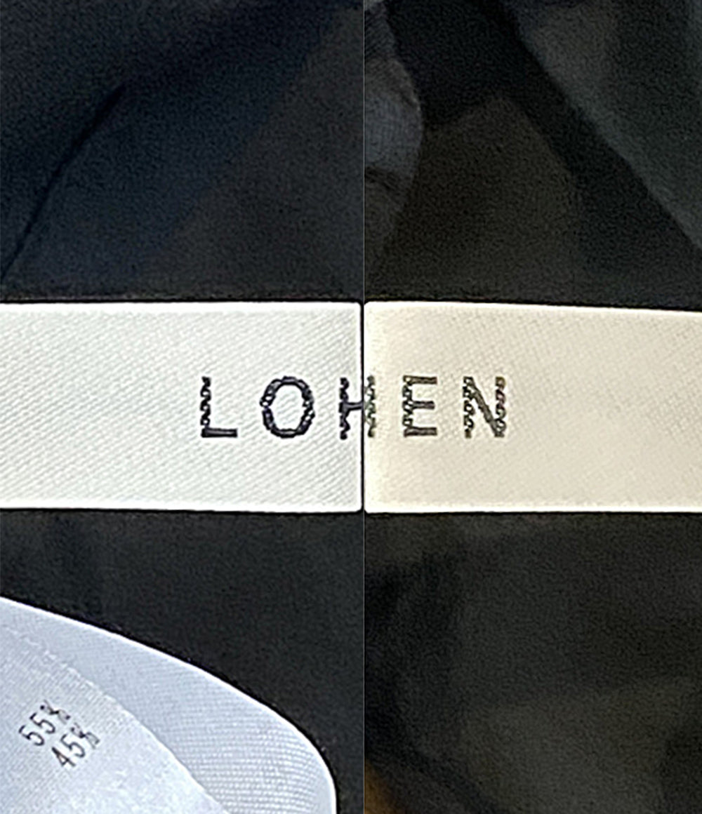 美品 LOHEN ローヘン 長袖シャツ タックヨーククロップドブラウス 24SS LH24SS-BL002 レディース SIZE F