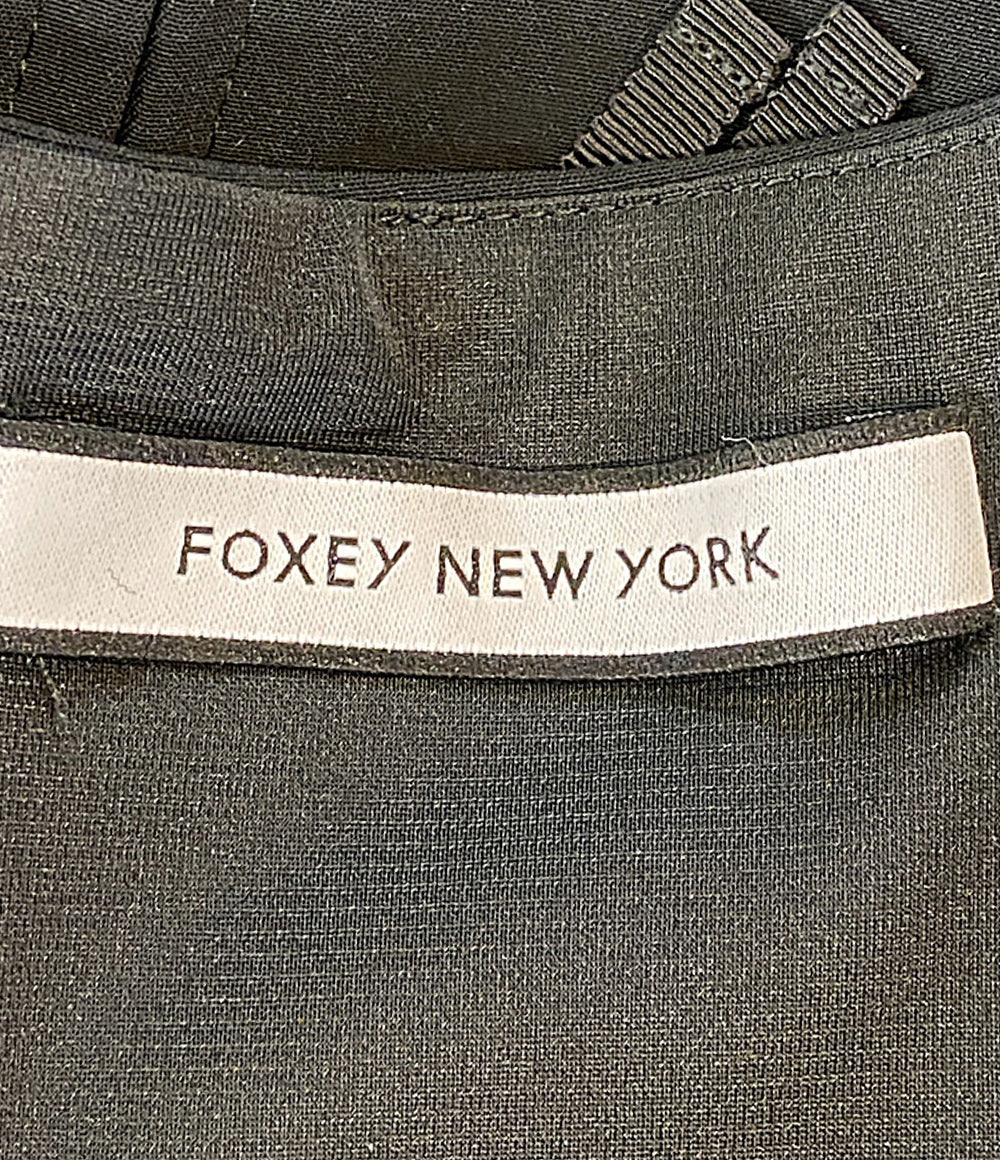 FOXEY NEWYORK フォクシーニューヨーク ノースリーブワンピース ブラック 36344-NAOFG401L レディース SIZE 38