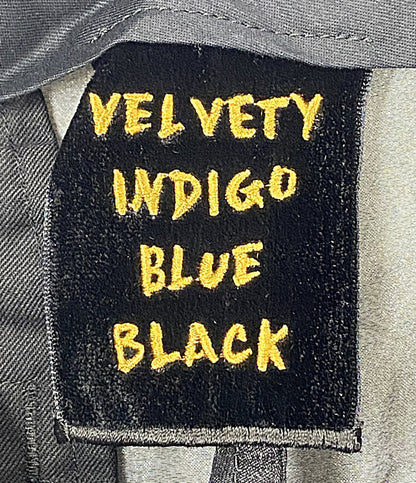 美品 VELVETY INDIGO BLUE BLACK ベルベッティ・インディゴ・ブルー・ブラック パンツ 13-456005 レディース SIZE 36