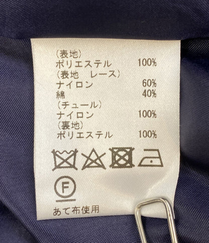 GRACE CONTINENTAL ビジューベルトワンピース レース切替 1703 5135-2 レディース SIZE 36 グレースコンチネンタル