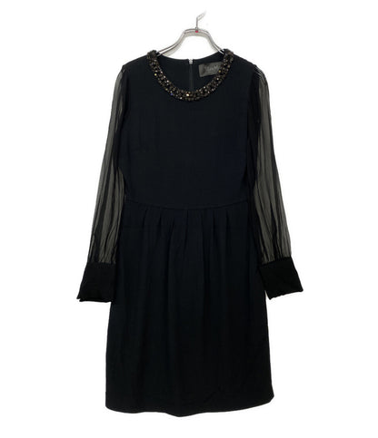 Max Mara ビジュードレス ブラック レディース SIZE 38 マックスマーラ