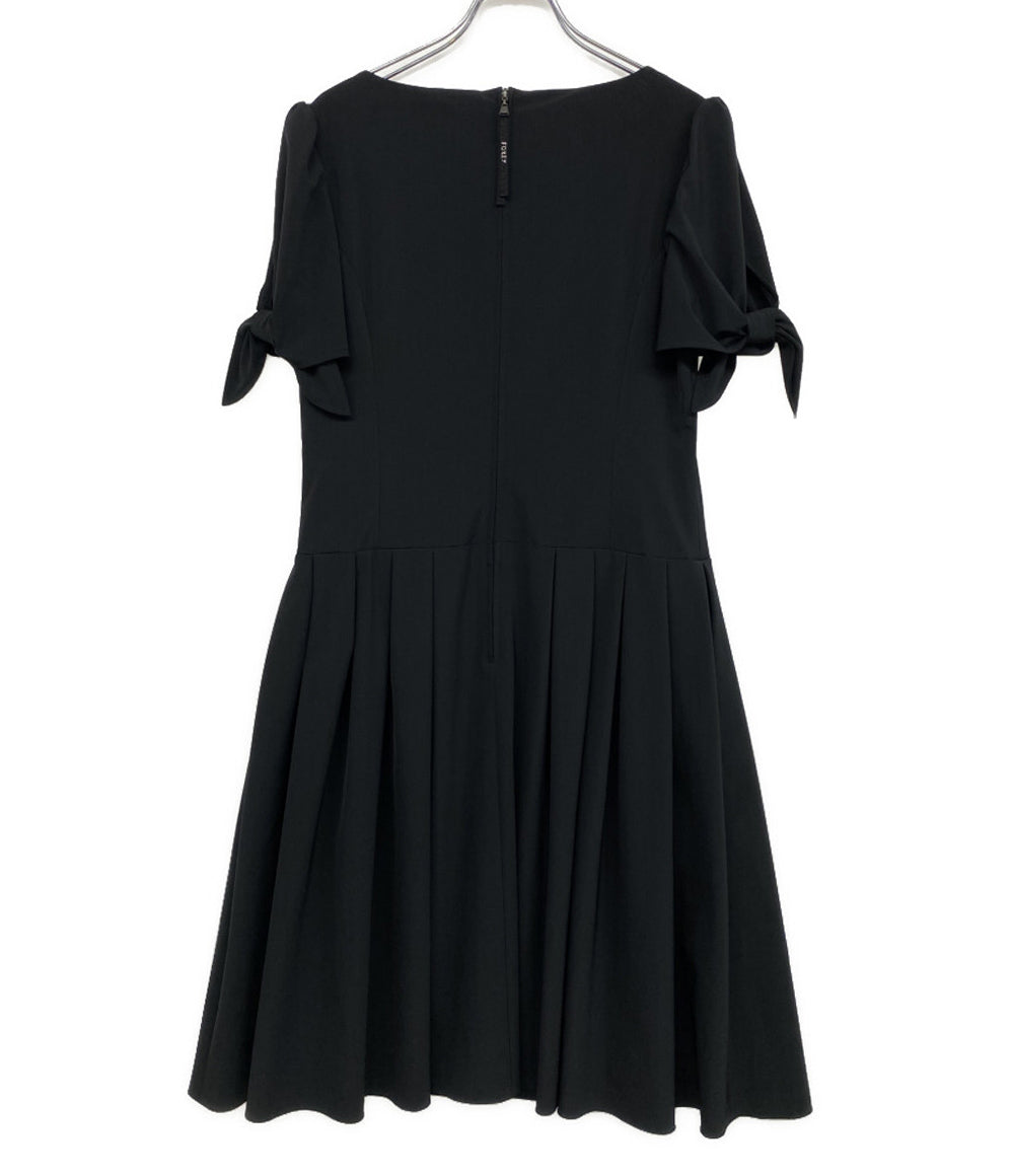 FOXEY NEW YORK 半袖ワンピース 2020SS 40708 リボン袖 レディース SIZE 40 フォクシー ニューヨーク