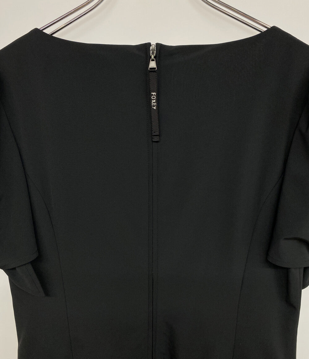 FOXEY NEW YORK 半袖ワンピース 2020SS 40708 リボン袖 レディース SIZE 40 フォクシー ニューヨーク