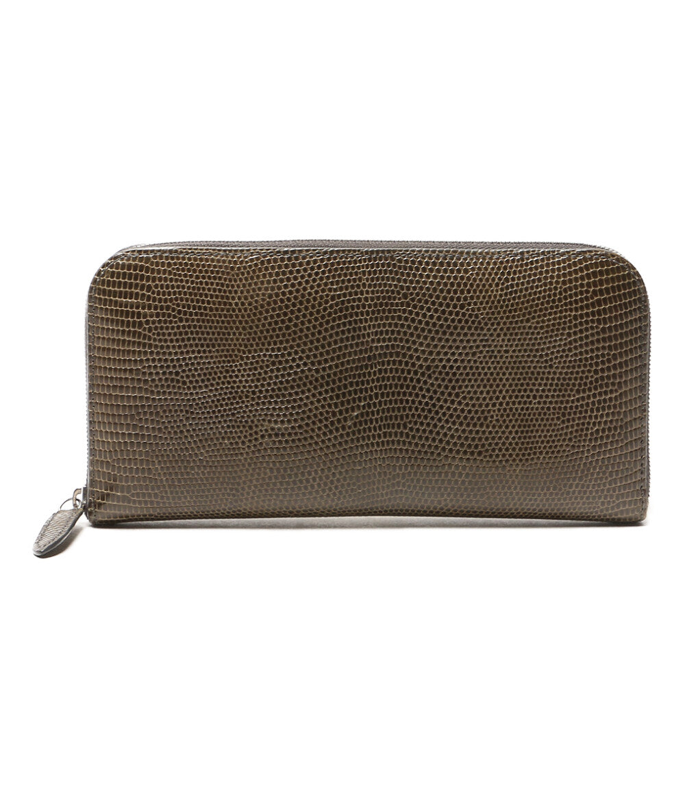 Camille Fournet カミーユ・フォルネ 長財布 ラウンドジップ リザード Camille Fournet カミーユ・フォルネ 長財布 ラウンドジップ リザード
