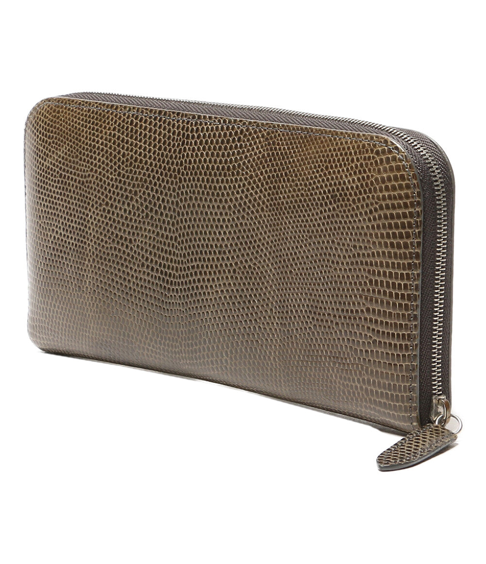 Camille Fournet カミーユ・フォルネ 長財布 ラウンドジップ リザード メンズ