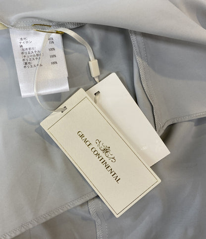 美品 GRACE CONTINENTAL キャミソールワンピース 25SS レースキャミロング カーキ レディース SIZE 36 グレースコンチネンタル