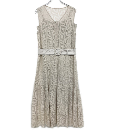 Diagram GRACE CONTINENTAL ダイアグラム グレースコンチネンタル ノースリーブワンピース 31077-00 レディース SIZE 36