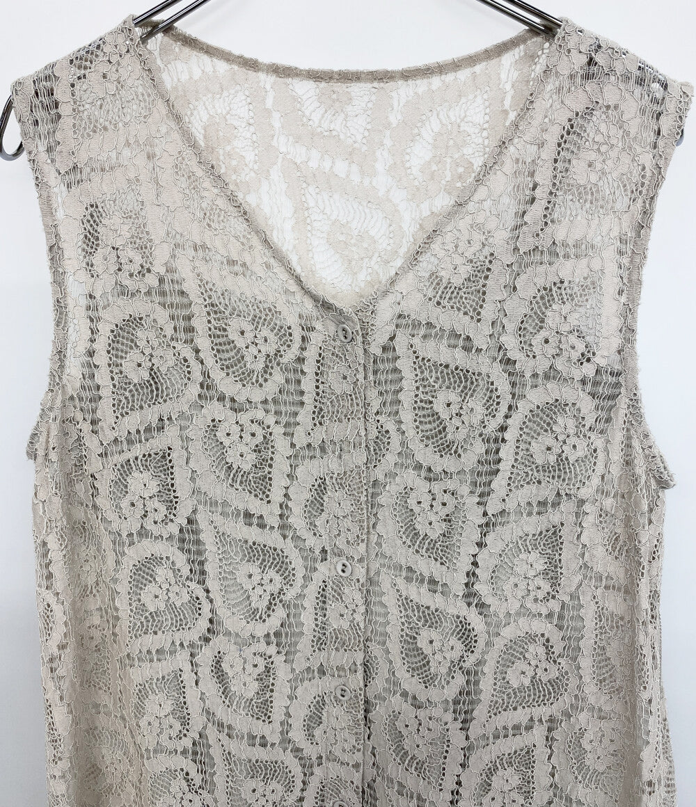 Diagram GRACE CONTINENTAL ダイアグラム グレースコンチネンタル ノースリーブワンピース 31077-00 レディース SIZE 36