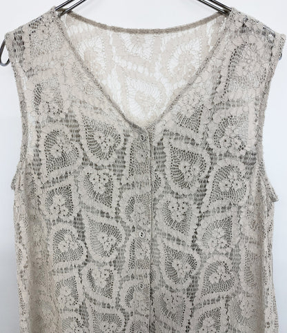 Diagram GRACE CONTINENTAL ダイアグラム グレースコンチネンタル ノースリーブワンピース 31077-00 レディース SIZE 36