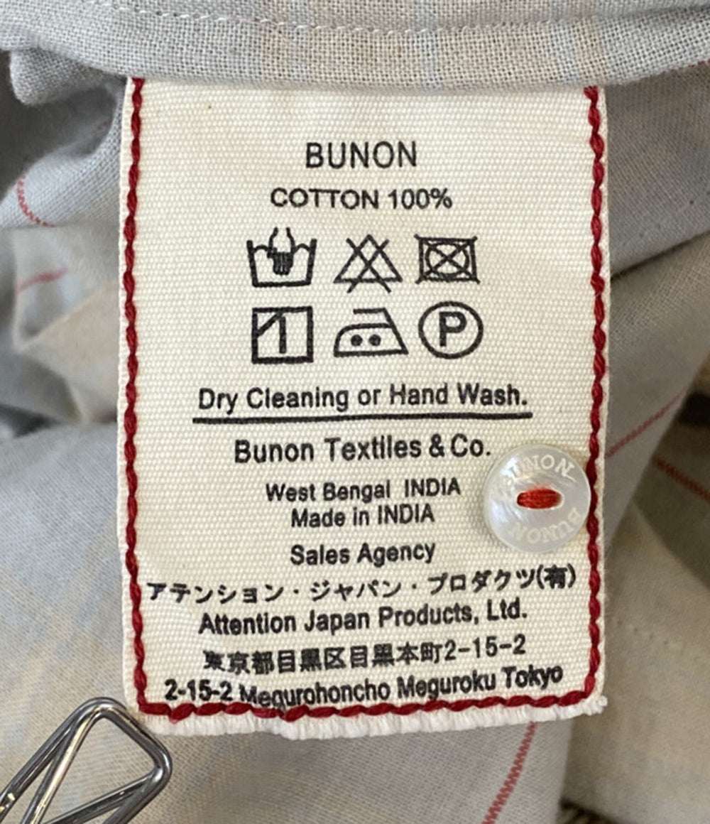 fofo fofa×BUNON ブノン オーバーオール KENNY SUIT ベージュチェック レディース SIZE L フォフォフォファ