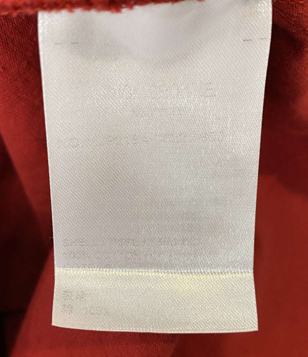 美品 THOM BROWNE ポロシャツ ラガーシャツ レッド MJP219A-06221 メンズ SIZE 1 トムブラウン