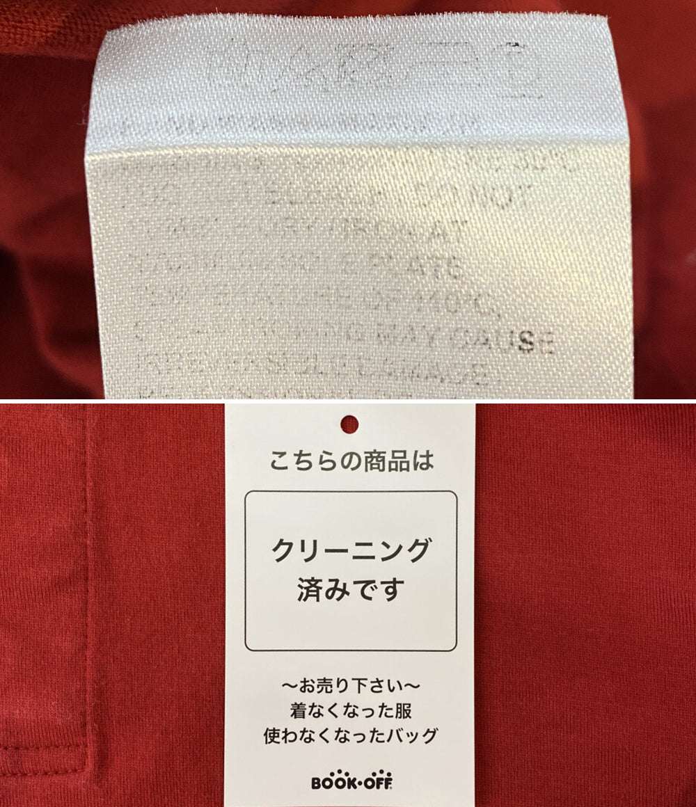 美品 THOM BROWNE ポロシャツ ラガーシャツ レッド MJP219A-06221 メンズ SIZE 1 トムブラウン