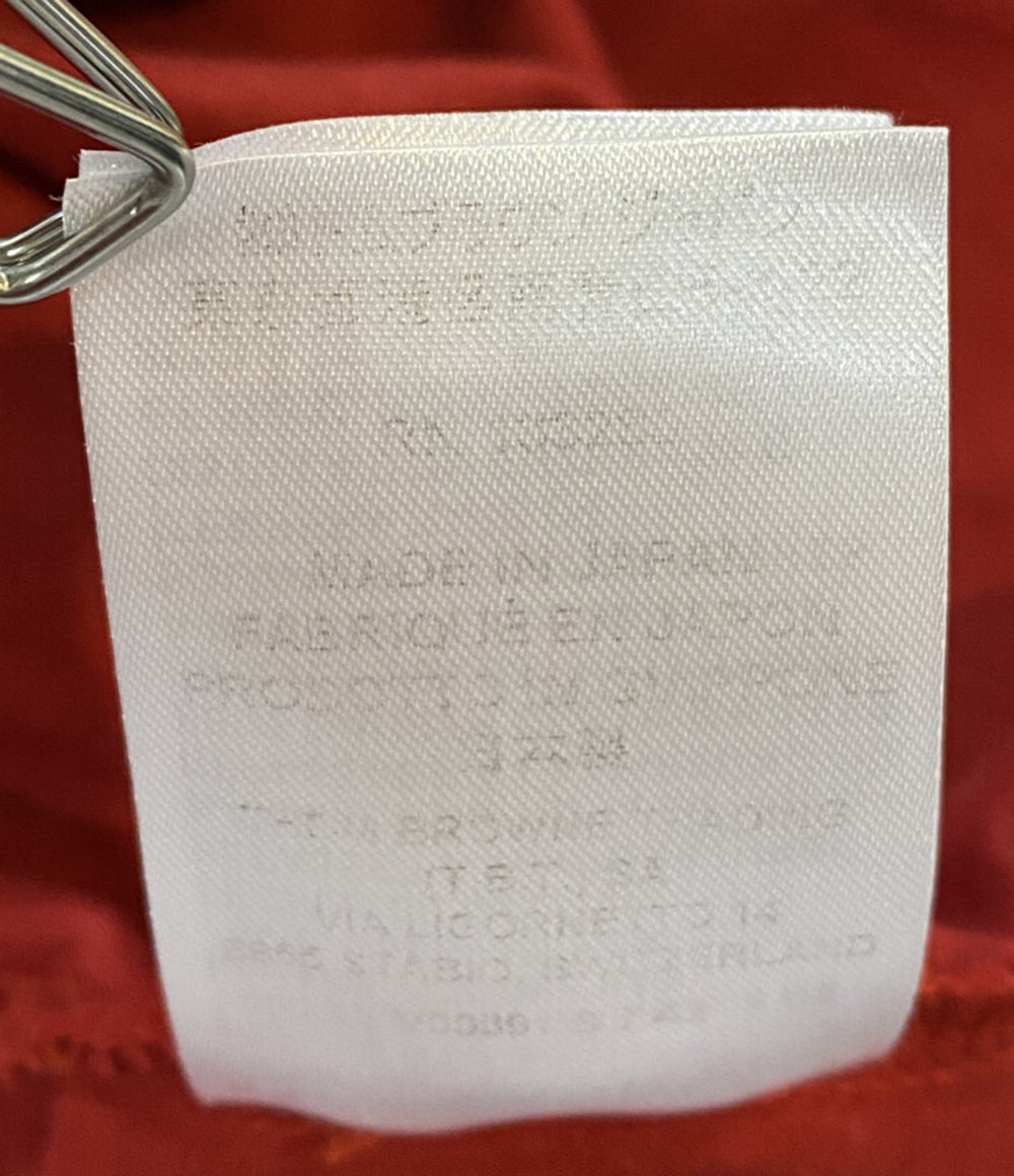 美品 THOM BROWNE ポロシャツ ラガーシャツ レッド MJP219A-06221 メンズ SIZE 1 トムブラウン