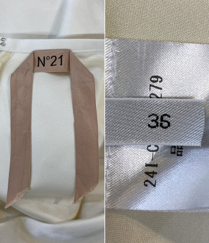 N°21 サテンスカート ホワイト レディース SIZE 36 ヌメロ ヴェントゥーノ