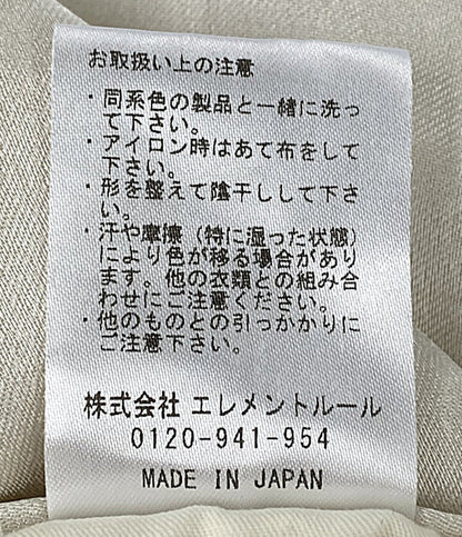 Curensology パンツ ダブルサテンタックパンツ ホワイト CL405114ER-00 レディース SIZE F カレンソロジー