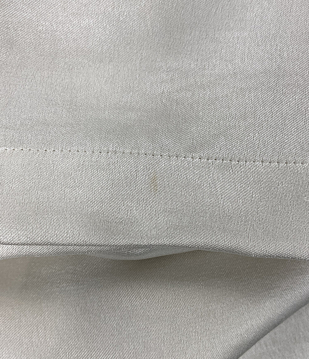 Curensology パンツ ダブルサテンタックパンツ ホワイト CL405114ER-00 レディース SIZE F カレンソロジー