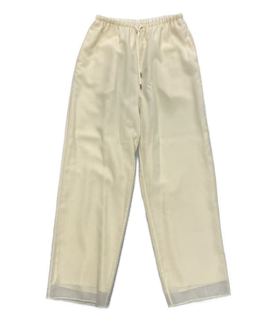 美品 Drawer シアードロストパンツ 6514-2-991611 レディース SIZE 34 ドゥロワー