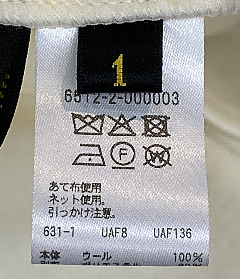 Drawer 長袖ウールシャツ ギャザーカラーロングスリーブブラウス 6512-2-000003 レディース SIZE 1 ドゥロワー