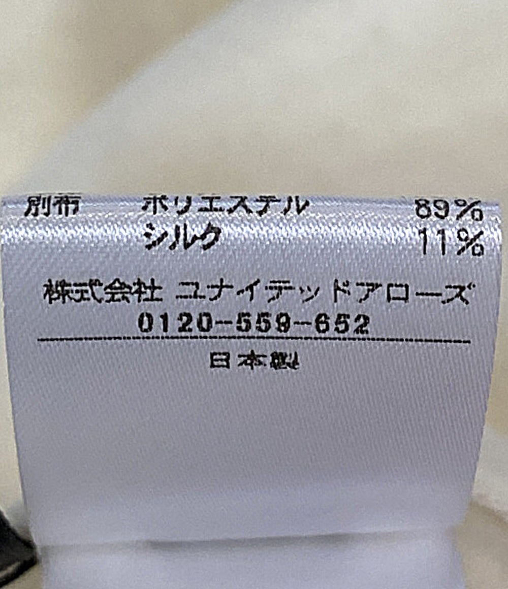 Drawer 長袖ウールシャツ ギャザーカラーロングスリーブブラウス 6512-2-000003 レディース SIZE 1 ドゥロワー